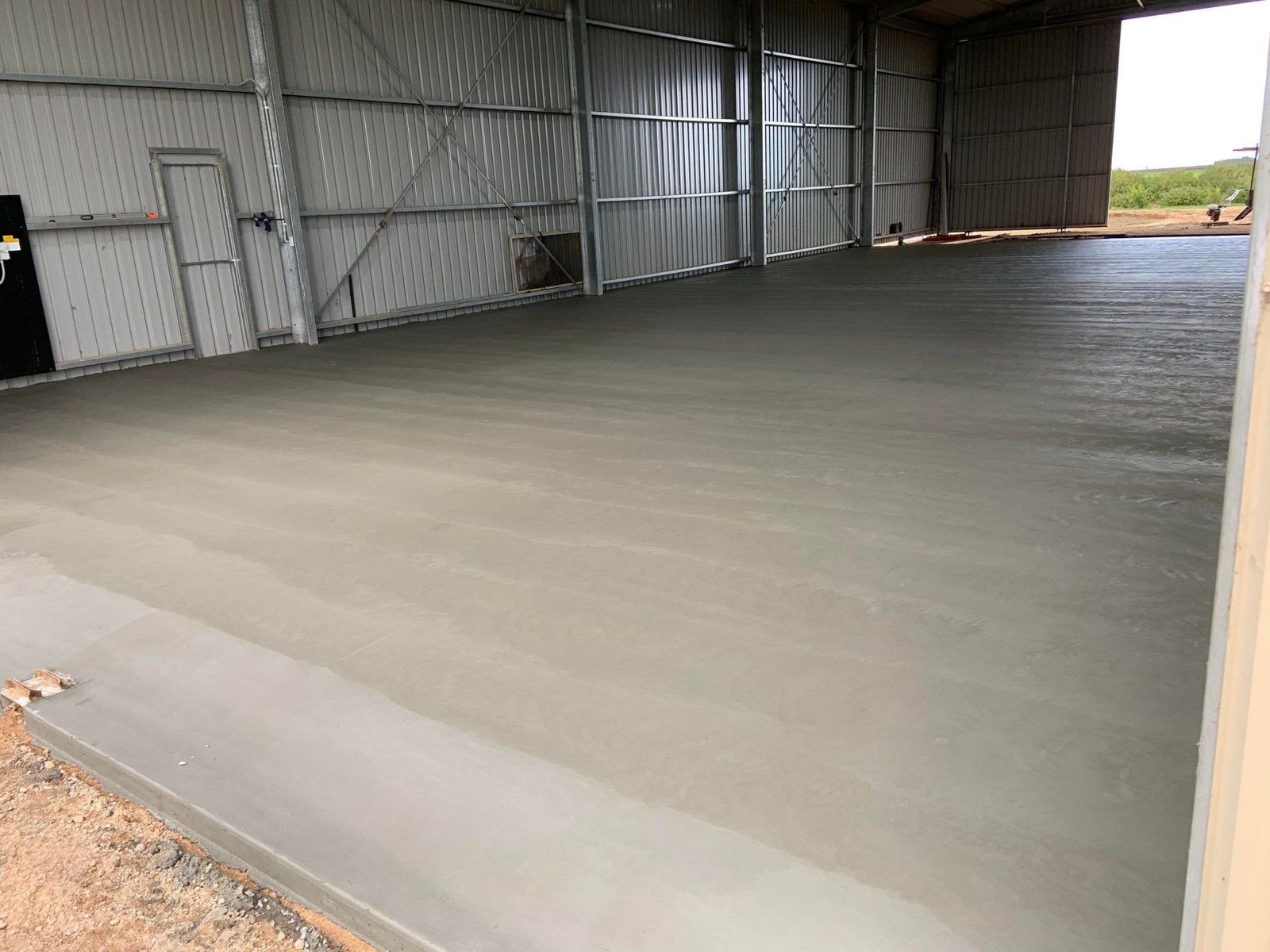 concrete shed slabs newcastle installed